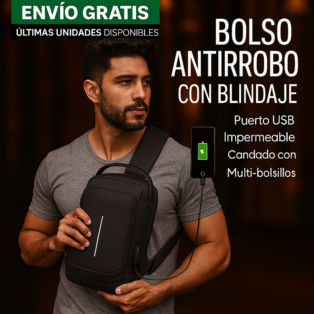 Bolso Antirrobo con Blindaje Urbanos